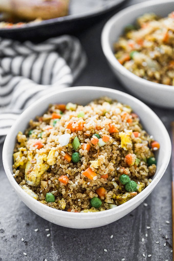 dull catch a cold harpoon Quinoa Fried "Rice" - Cooking for Keeps