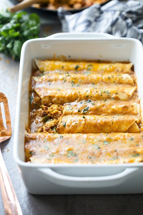 Mexican Breakfast Enchiladas