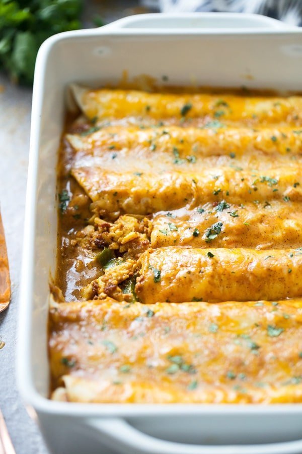 Mexican Breakfast Enchiladas