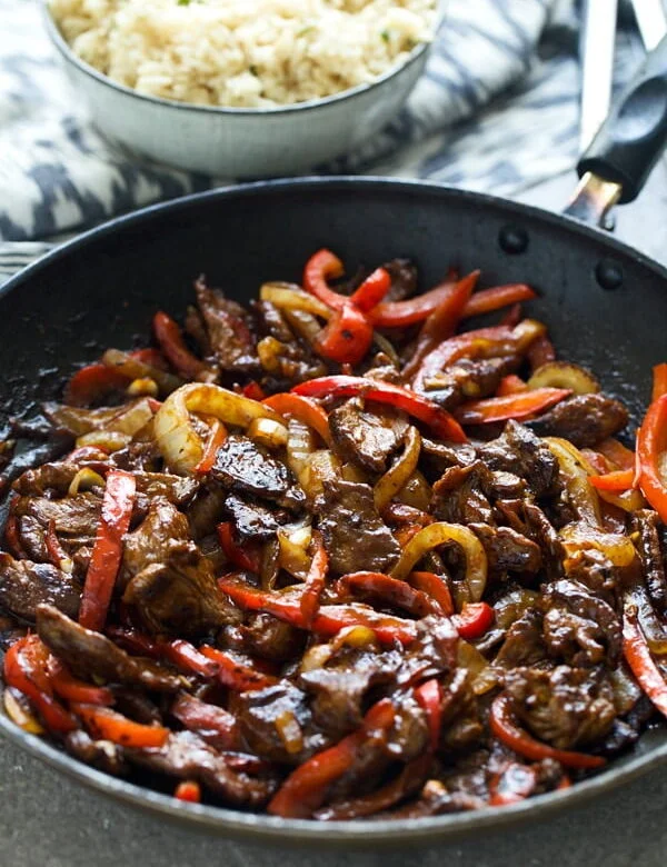 Curry Beef & Pepper Stir Fry