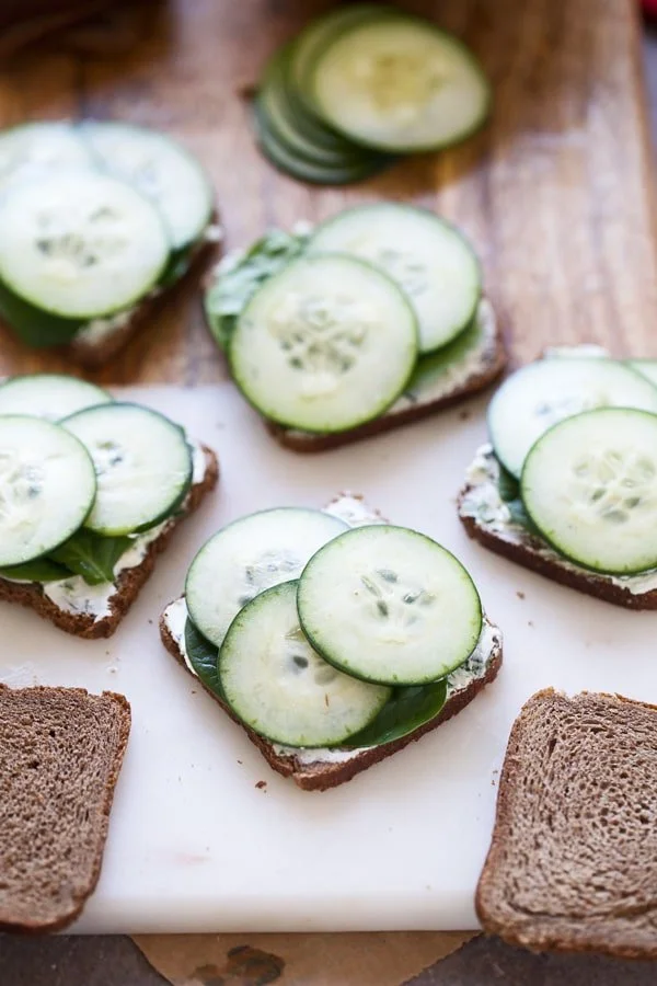 Green Goddess Tea Sandwiches