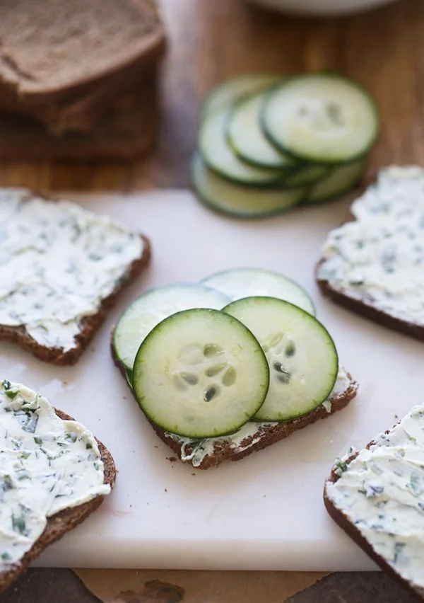 Green Goddess Tea Sandwiches