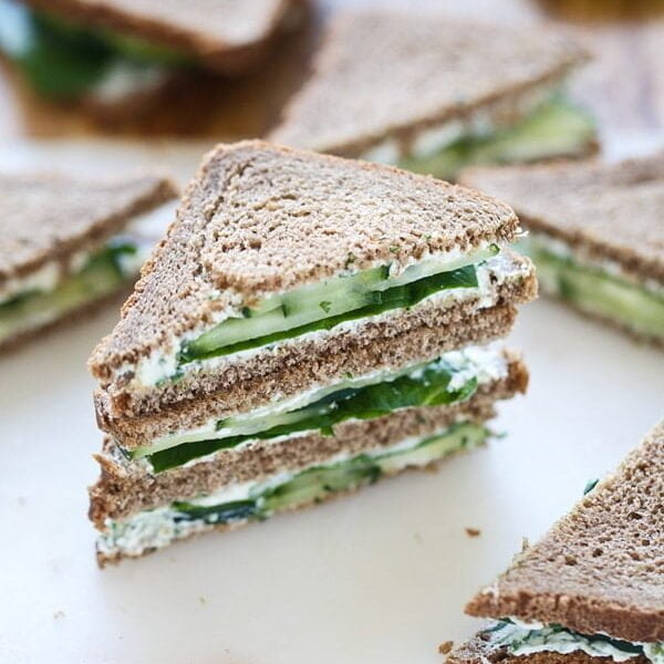 Green Goddess Tea Sandwiches