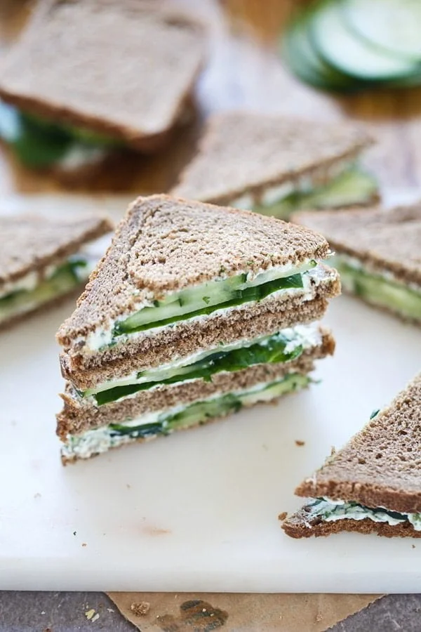 Green Goddess Tea Sandwiches