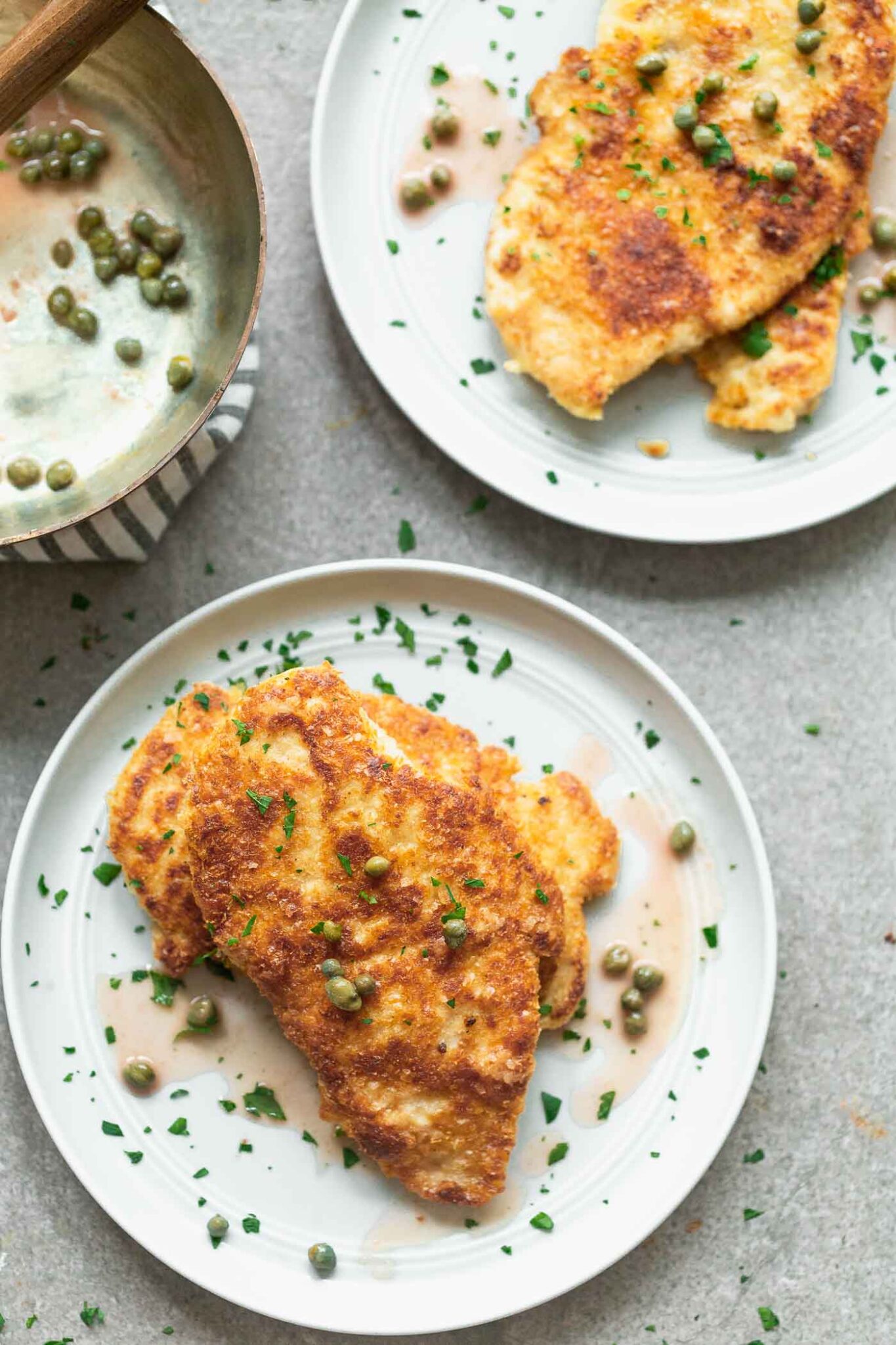 Crispy Chicken Piccata Cooking for Keeps