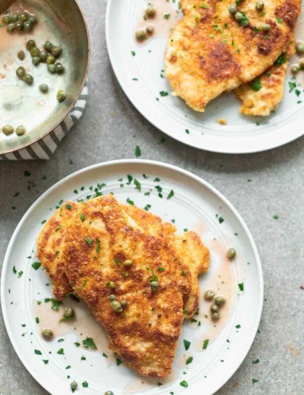 Crispy Chicken Piccata