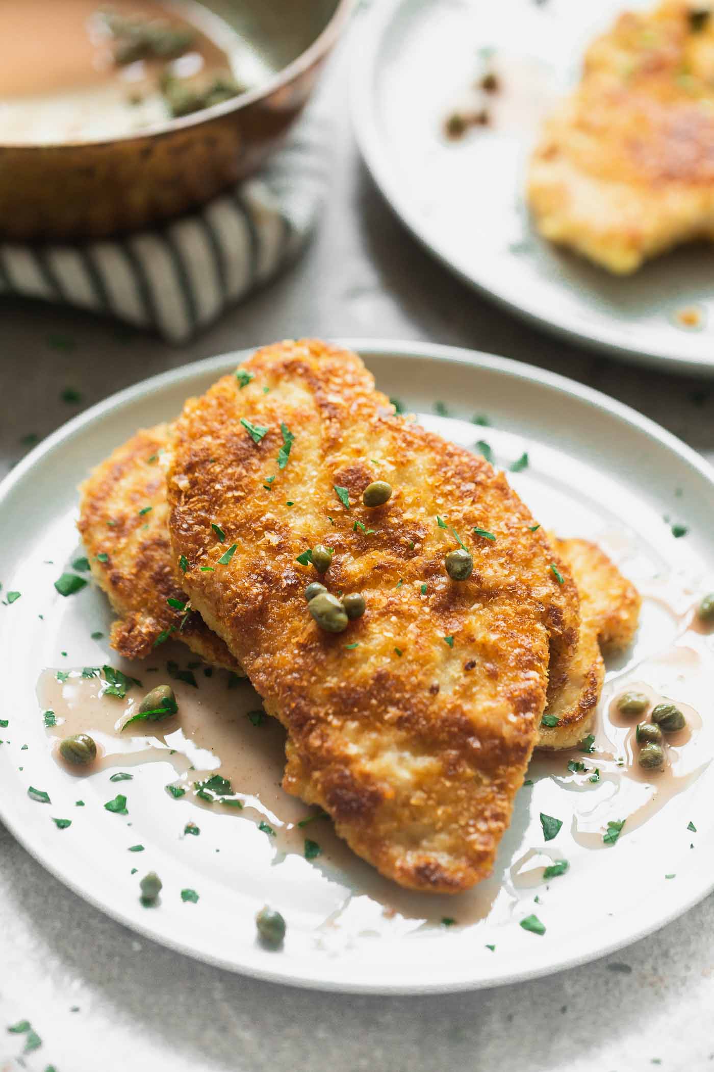 Crispy Chicken Piccata