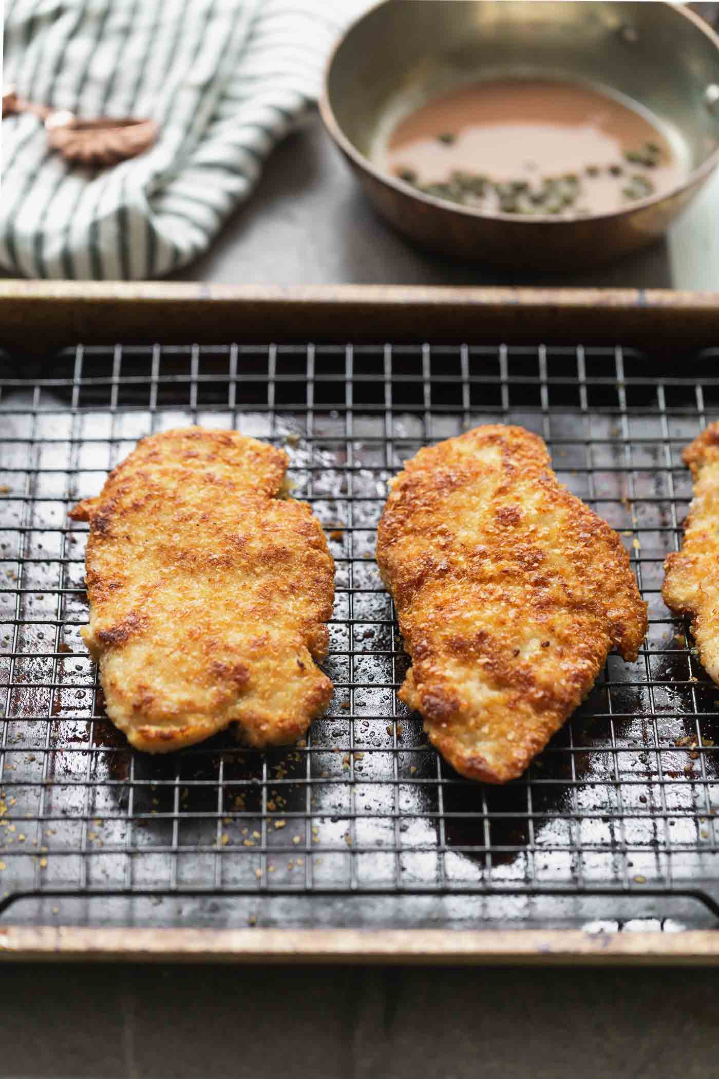 Crispy Chicken Piccata