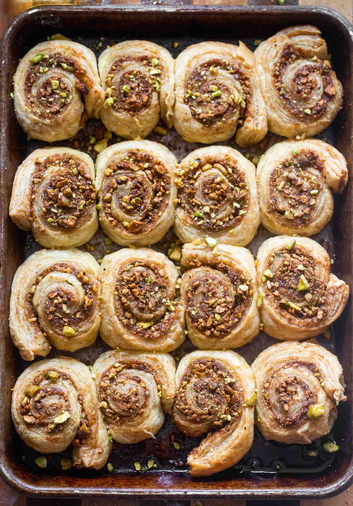 Baklava Cinnamon Rolls