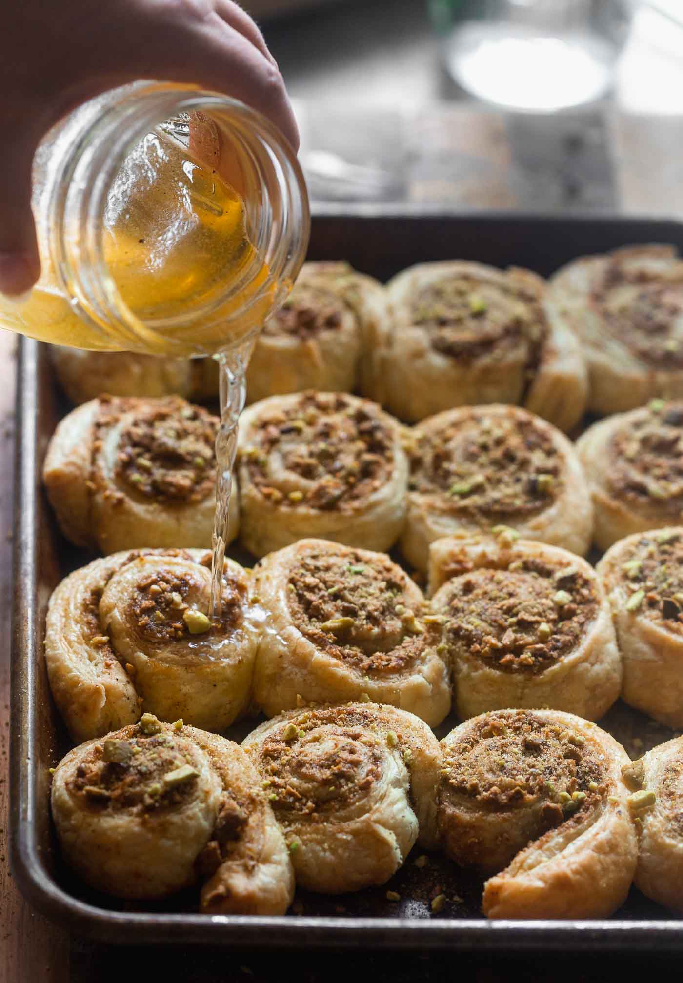 Baklava Cinnamon Rolls