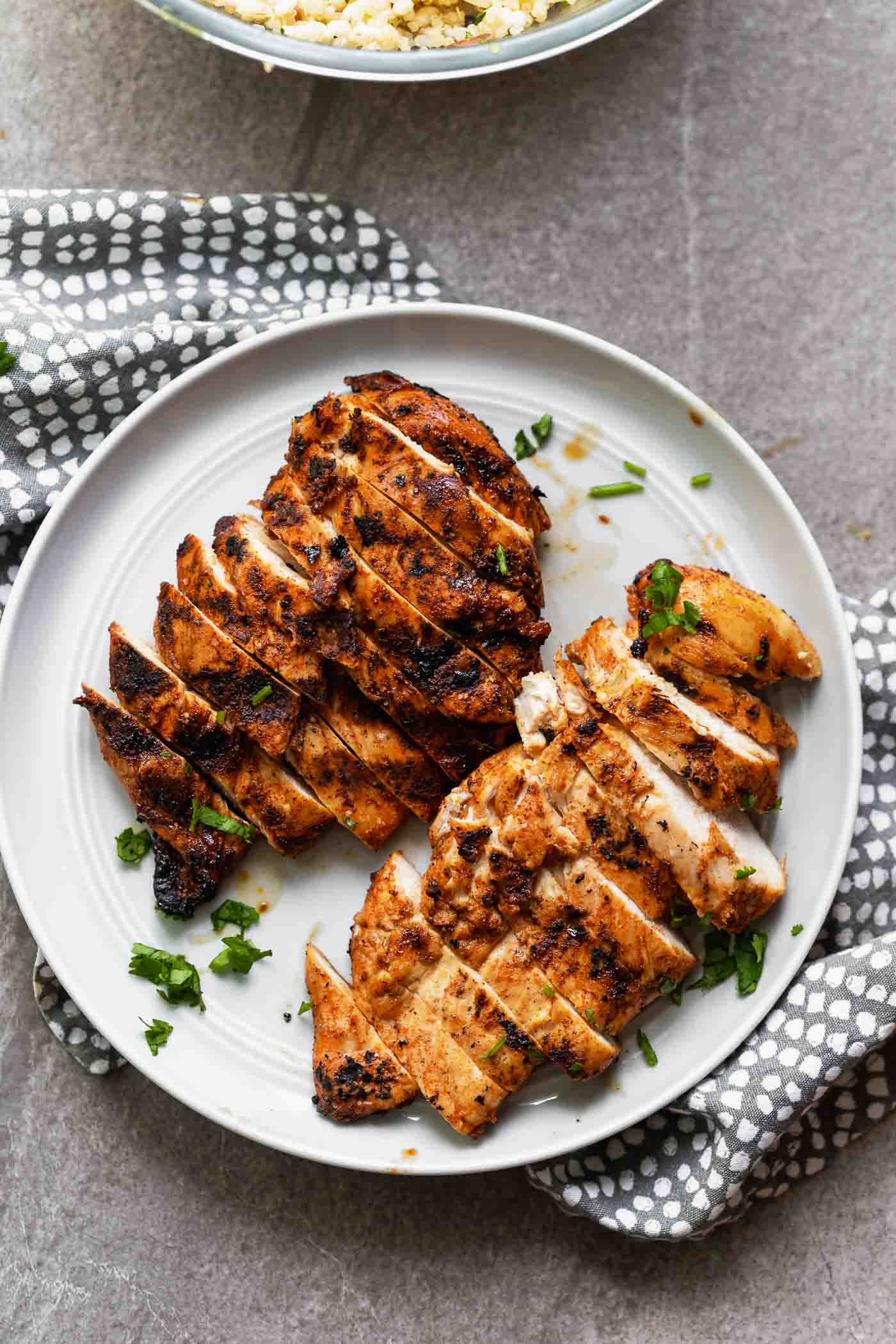 Chipotle Chicken and Pineapple Barley Bowls