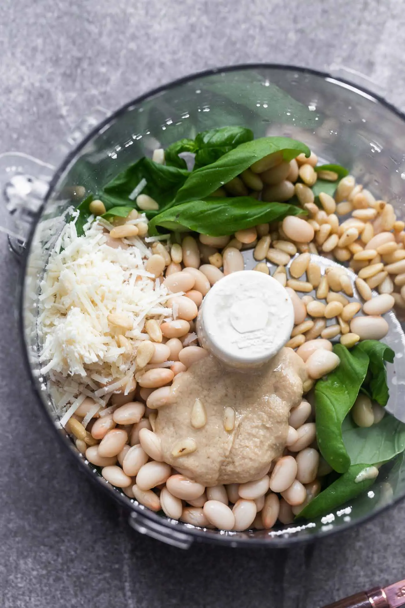 Pesto White Bean Hummus