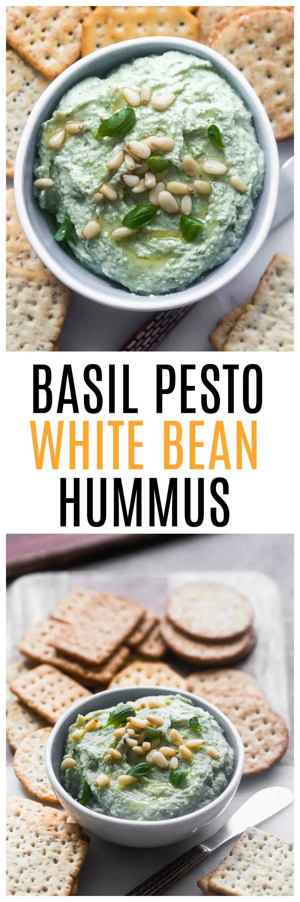Pesto White Bean Hummus