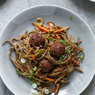Chinese Spaghetti and Meatballs