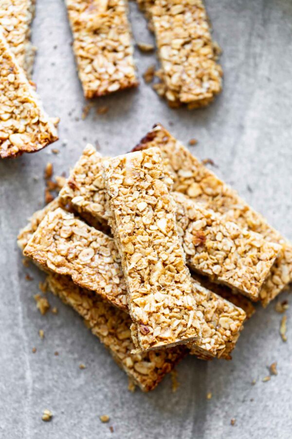 Chewy Cashew Almond Butter Granola Bars Cooking for Keeps