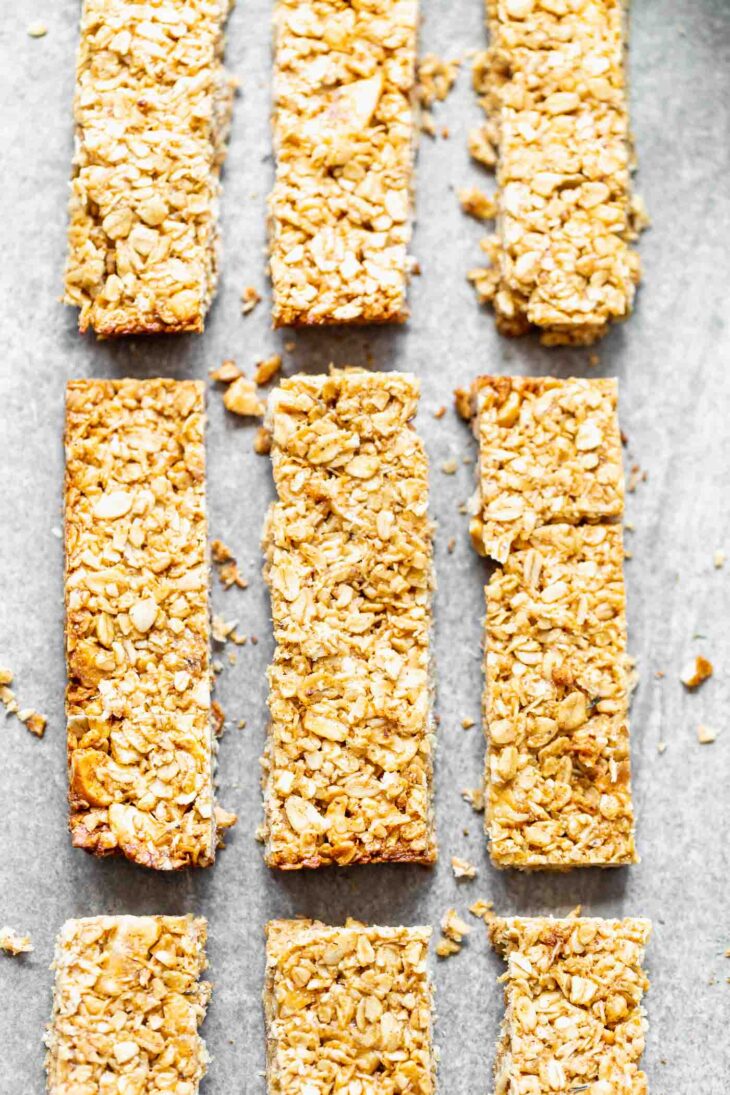 Chewy Cashew Almond Butter Granola Bars Cooking for Keeps