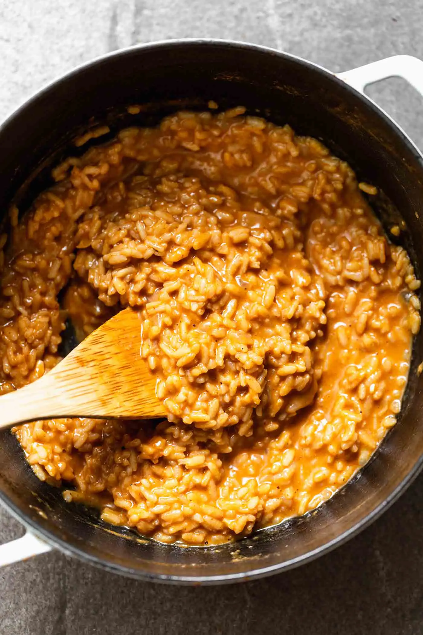 Coconut Curry Risotto with Crispy Salmon