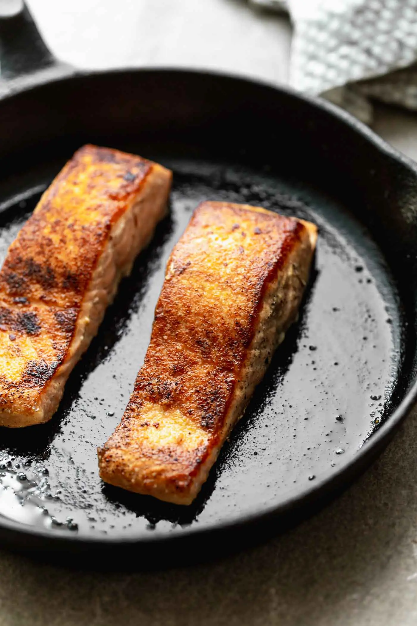 Coconut Curry Risotto with Crispy Salmon