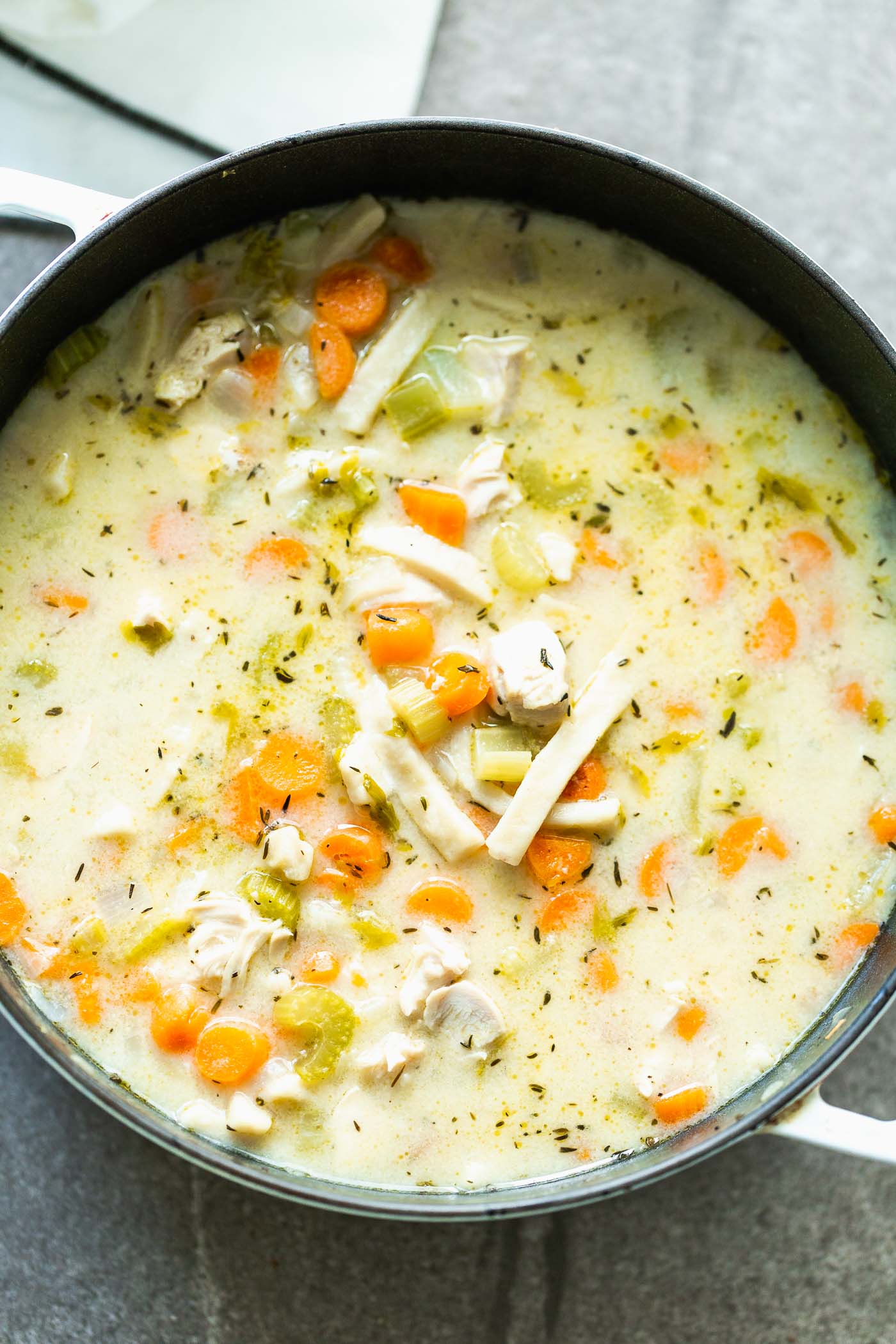 Creamy Homestyle Chicken Noodle Soup Cooking For Keeps
