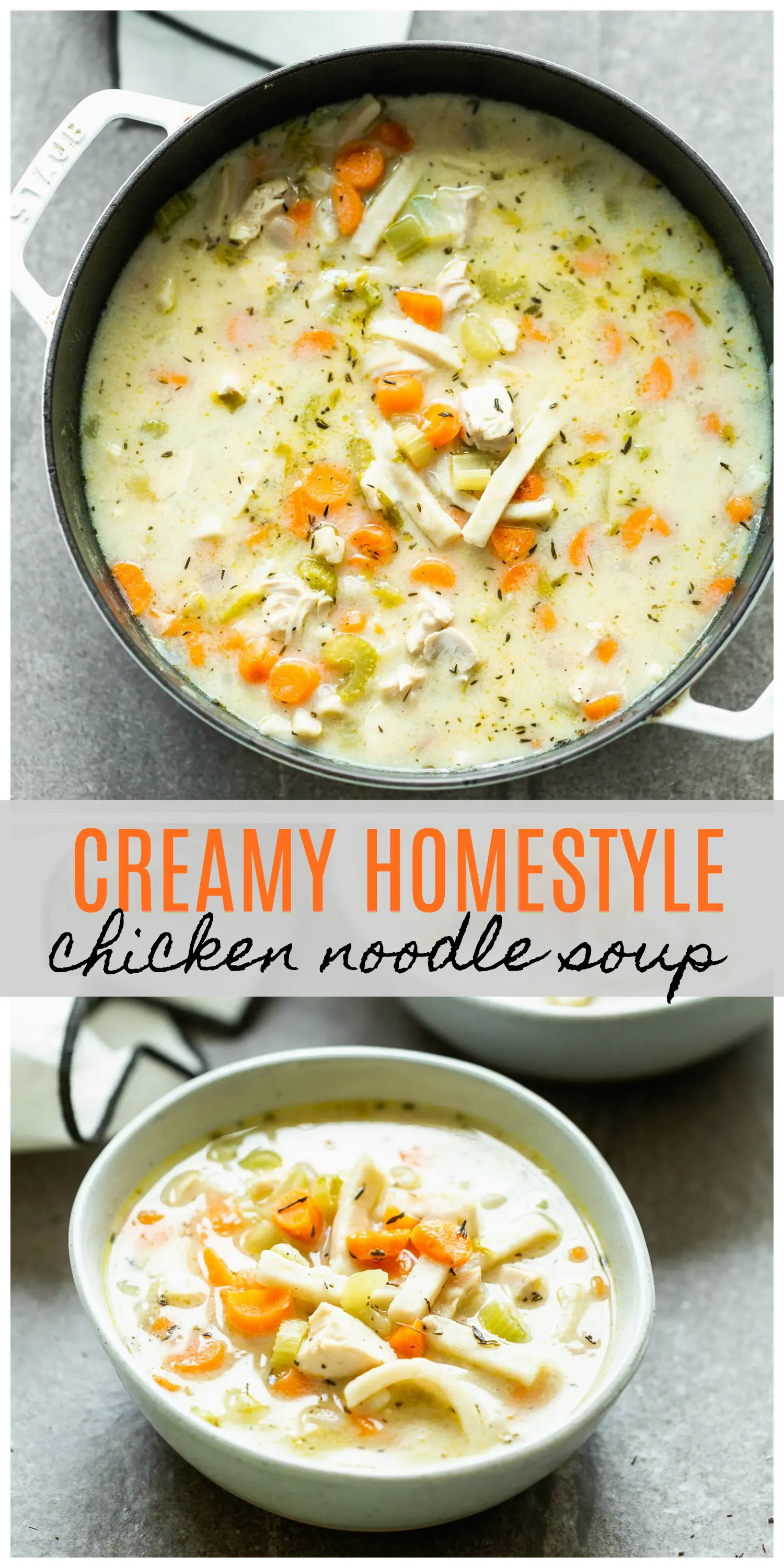 Creamy Homestyle Chicken Noodle Soup