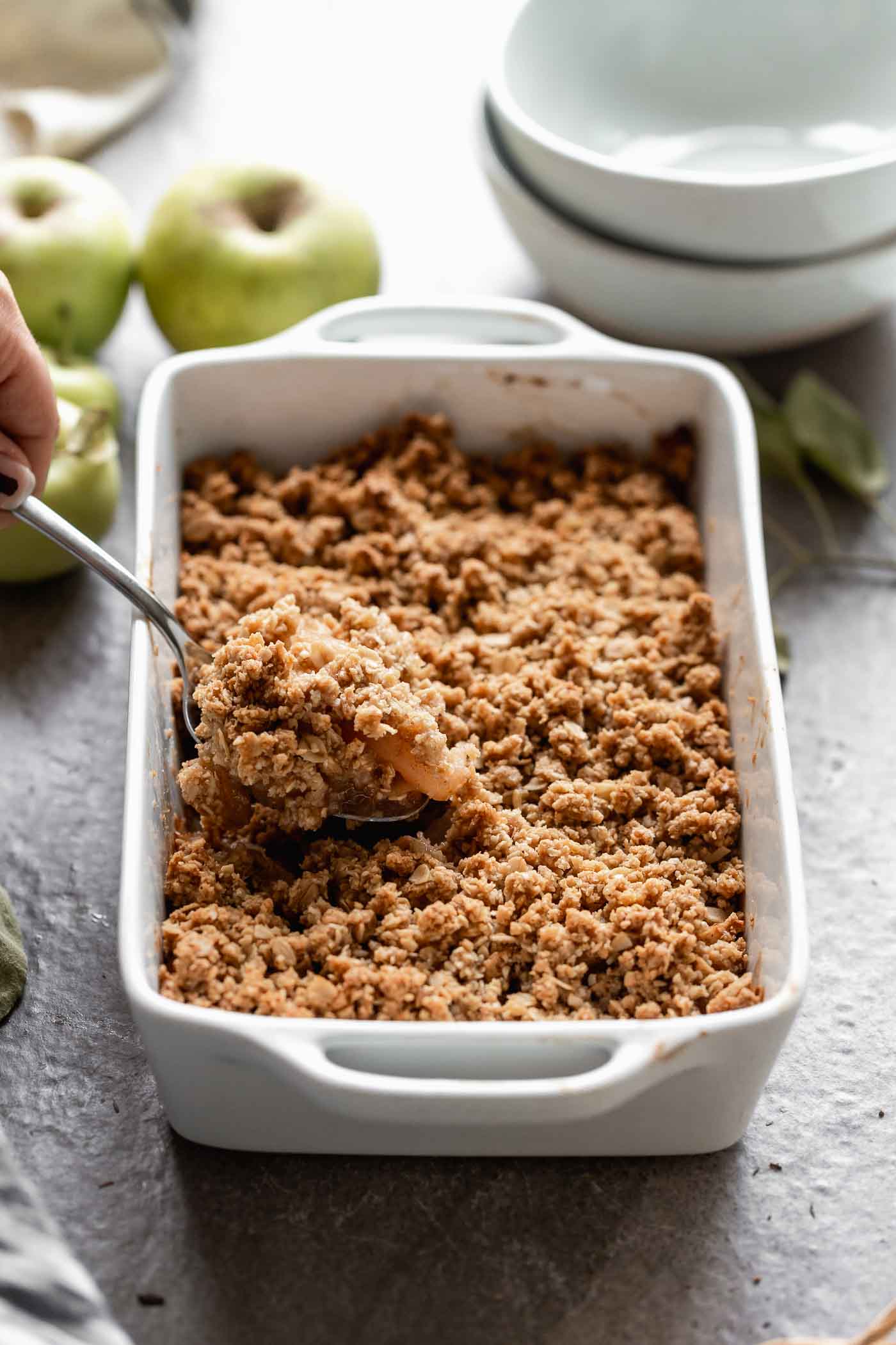 Simple Apple Crisp 5 Ingredients Cooking For Keeps Simple Apple Crisp 5 Ingredients Cooking For Keeps
