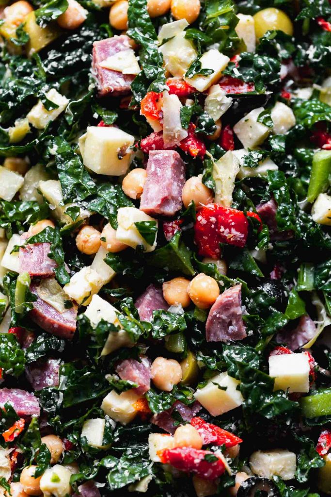 Easy Antipasto Kale Salad Cooking for Keeps