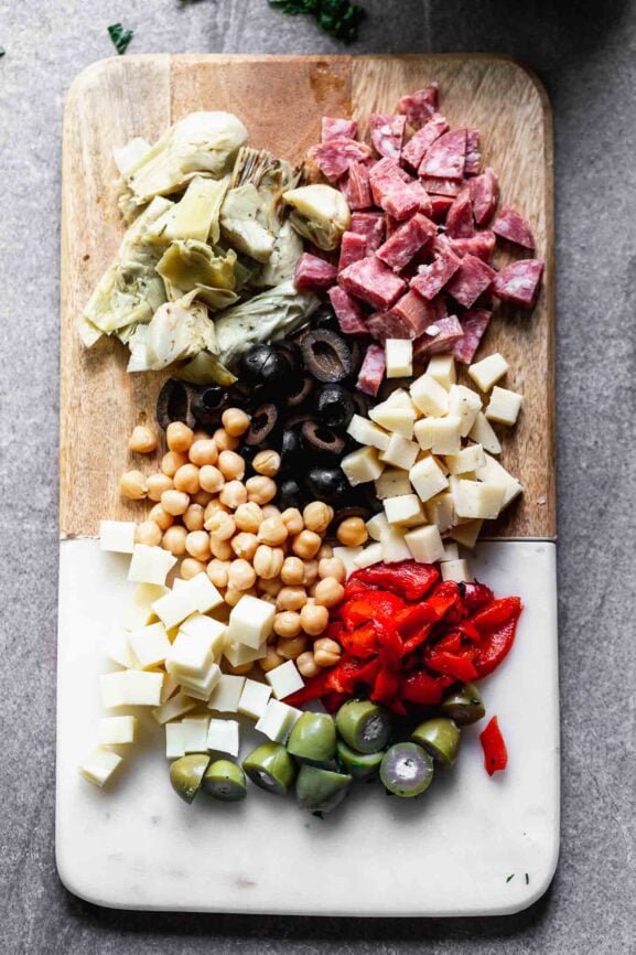 Easy Antipasto Kale Salad Cooking for Keeps