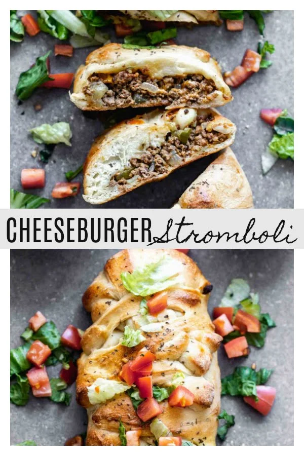 Cheeseburger Stromboli
