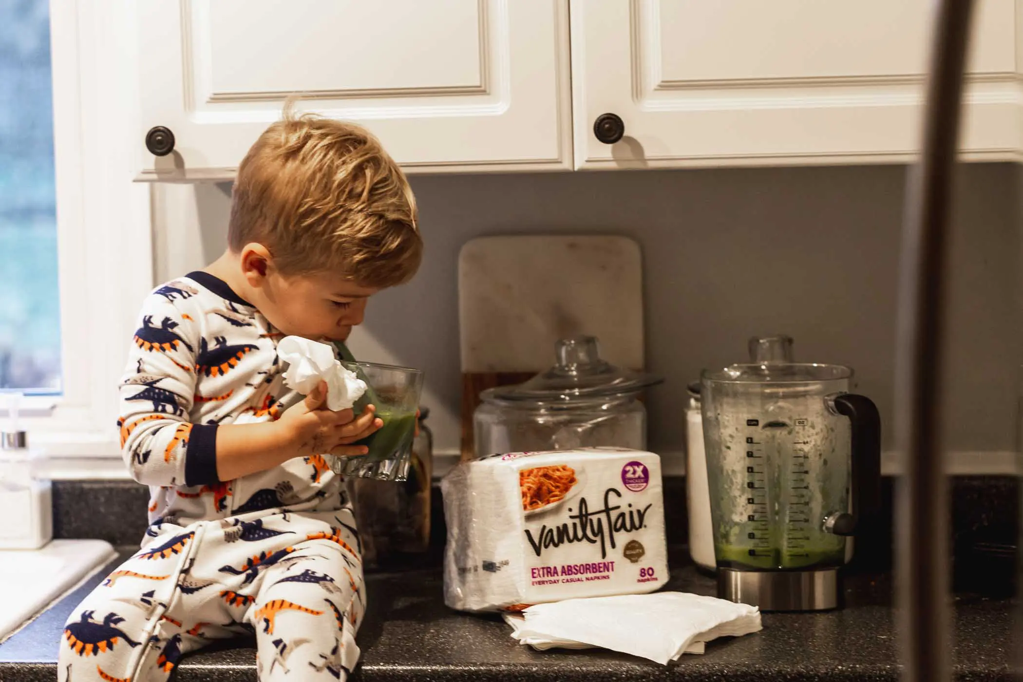 Vanity Fair Napkins and Our Favorite Green Smoothie