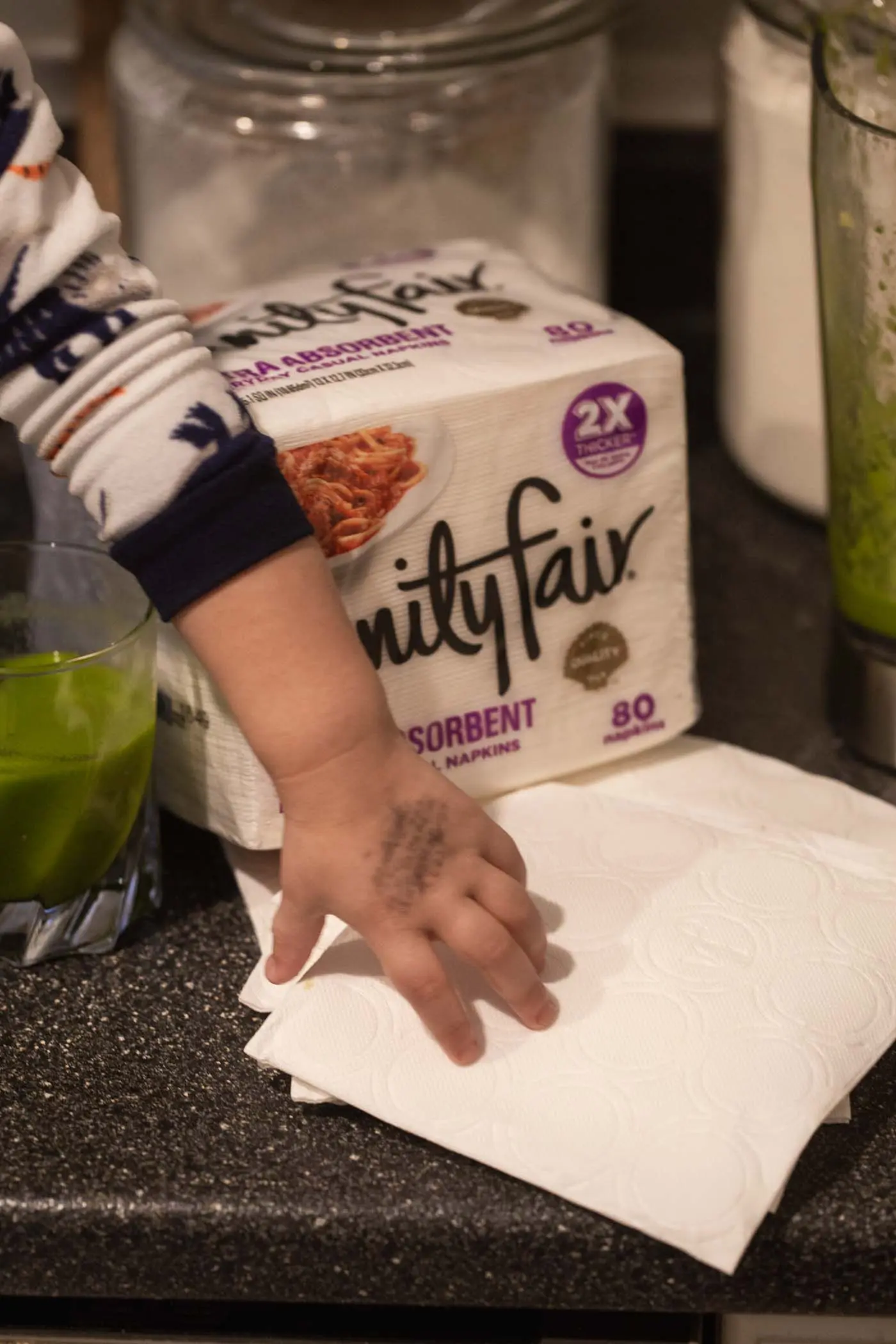 Vanity Fair Napkins and Our Favorite Green Smoothie