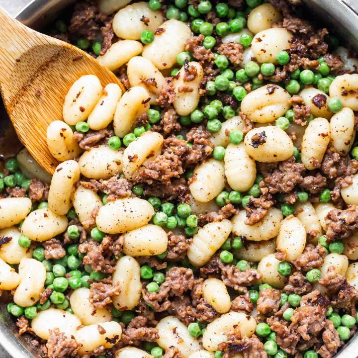5-Ingredient Gnocchi with Peas and Sausage