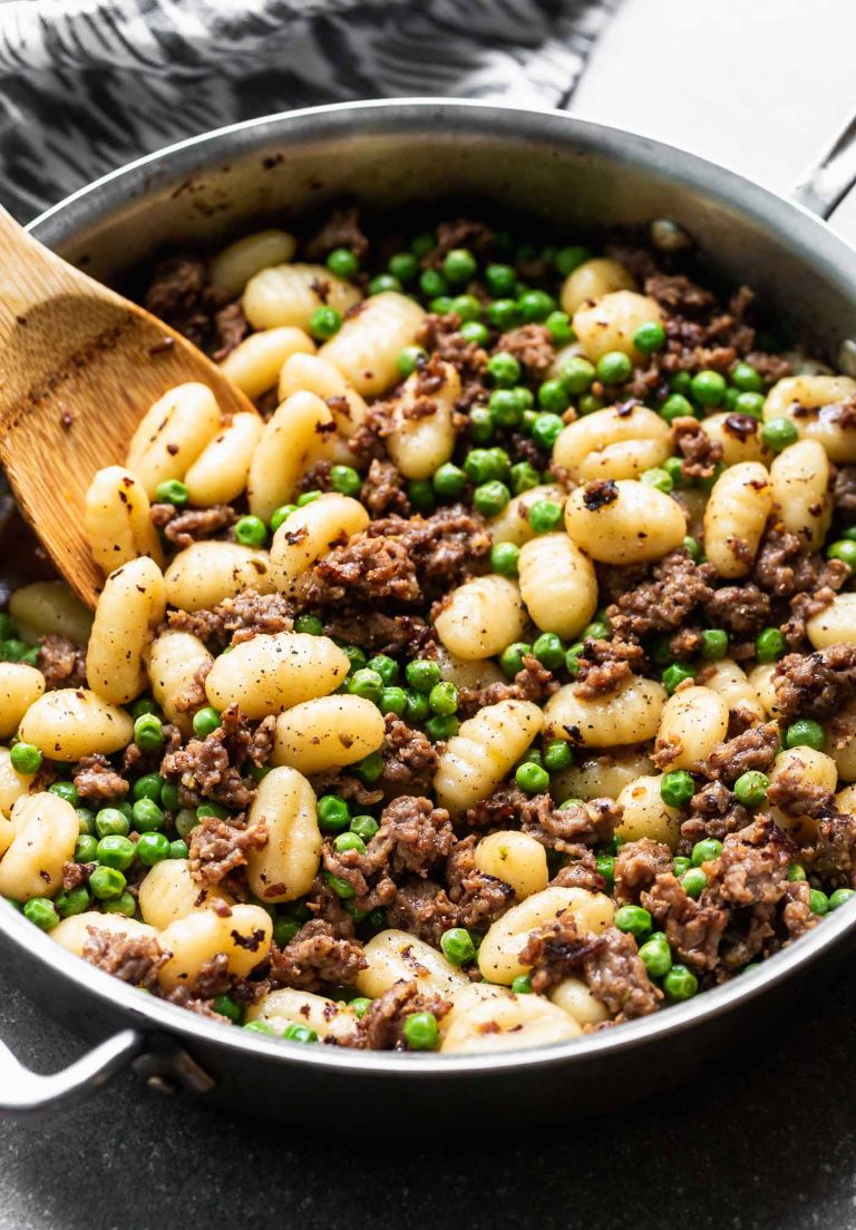 5Ingredient Gnocchi with Peas and Sausage Cooking for Keeps