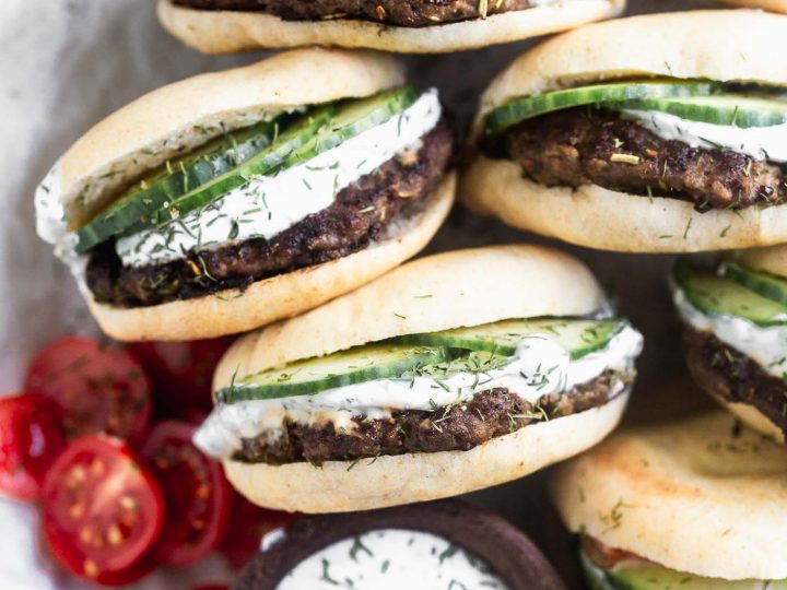 Mini Lamb Burgers With Dill Greek Yogurt Cooking For Keeps