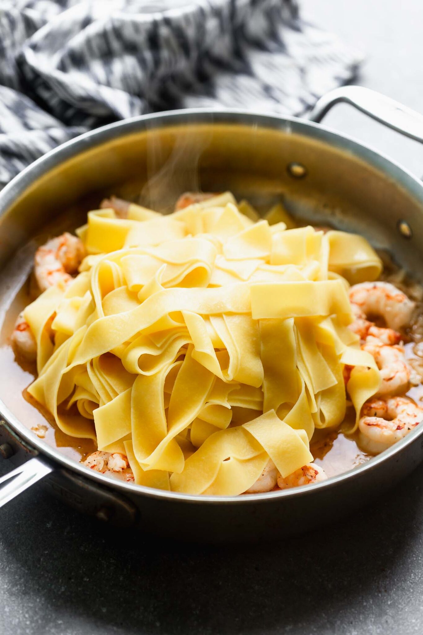 Easy Shrimp Pappardelle (5 ingredients!) Cooking for Keeps