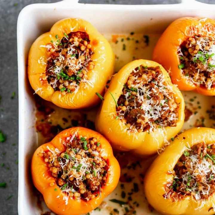 5-Ingredient Sausage Stuffed Peppers