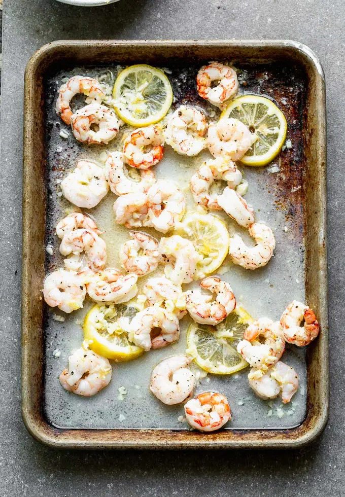 Baked Lemon Shrimp 