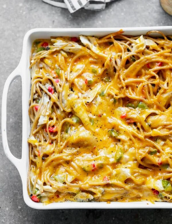 Healthy Chicken Spaghetti