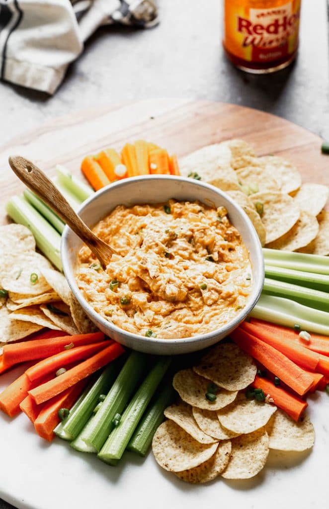 Healthy Buffalo Chicken Dip (Without cream cheese!) Cooking for Keeps