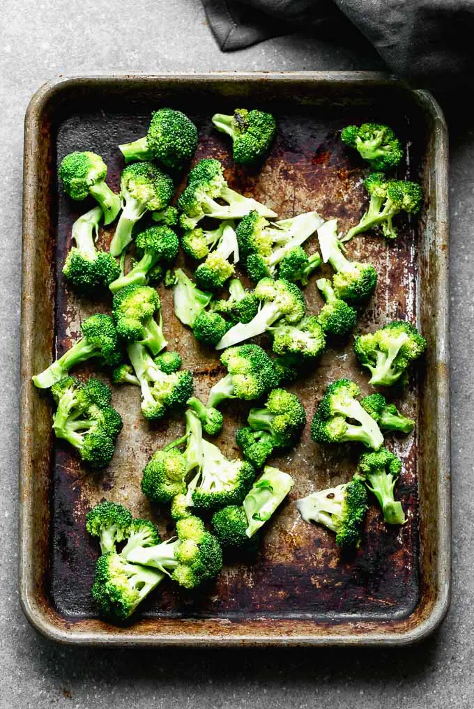 Steam broccoli in the oven