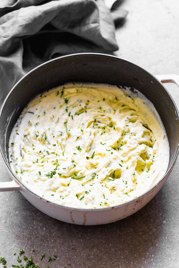 Cream Cheese Mashed Potatoes with Chives