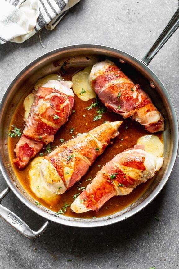 ProsciuttoWrapped Chicken Breast with Fontina Cooking for Keeps