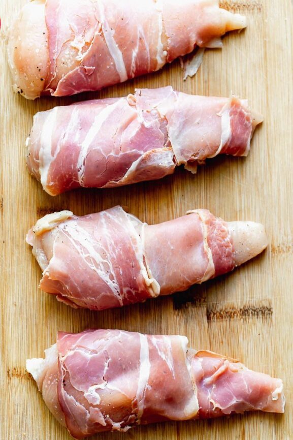 ProsciuttoWrapped Chicken Breast with Fontina Cooking for Keeps