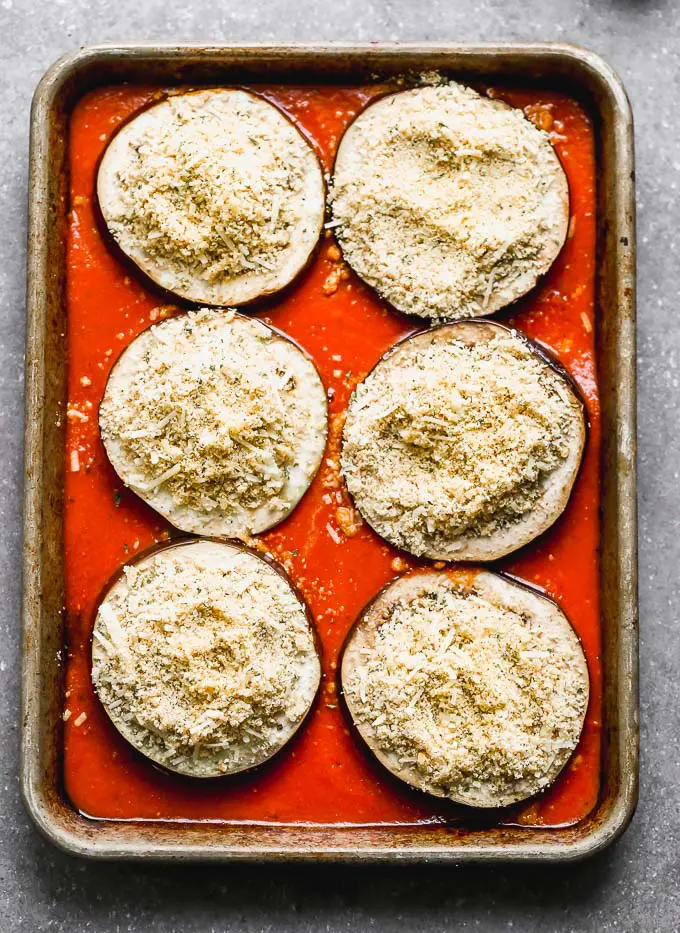 Sheet Pan Eggplant Parmesan Recipe