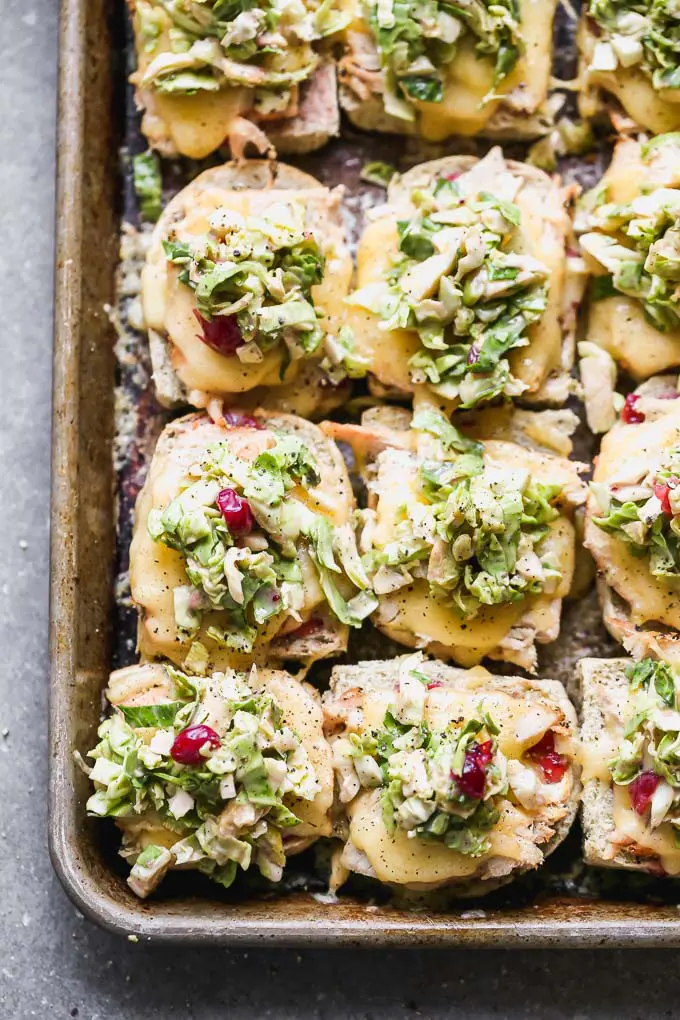 Leftover turkey sandwiches