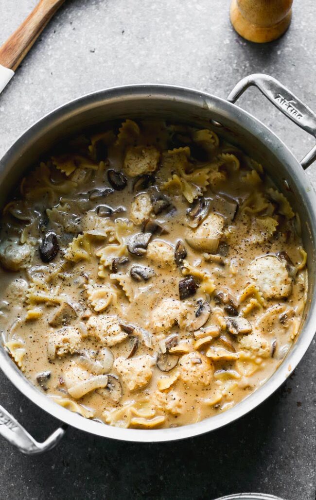 Healthy Chicken Stroganoff Soup - Cooking for Keeps