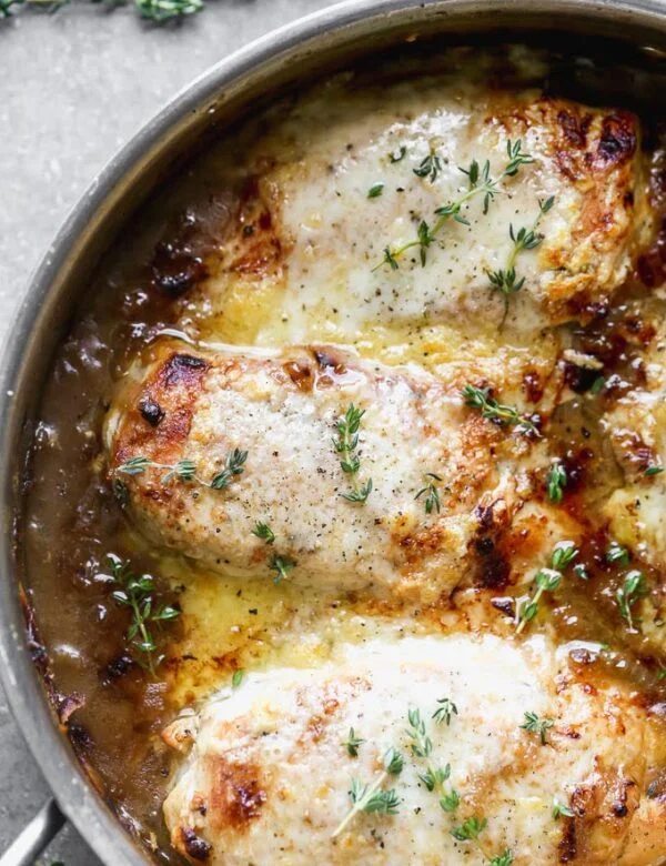 French Onion Chicken Skillet