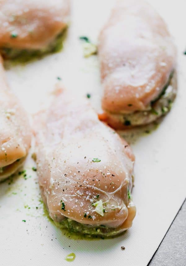 Spinach and Feta Stuffed Chicken - Cooking for Keeps