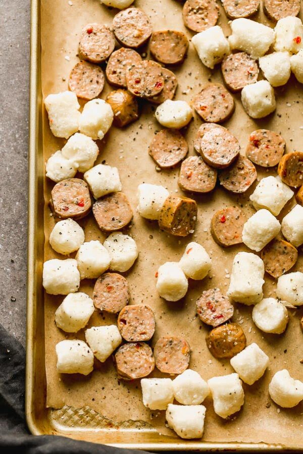 Baked Cauliflower Gnocchi Recipe with Pesto (5 Ingredients!) Cooking