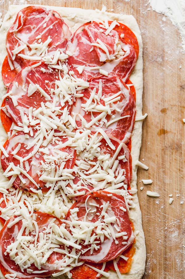 Sprinkle with mozzarella cheese