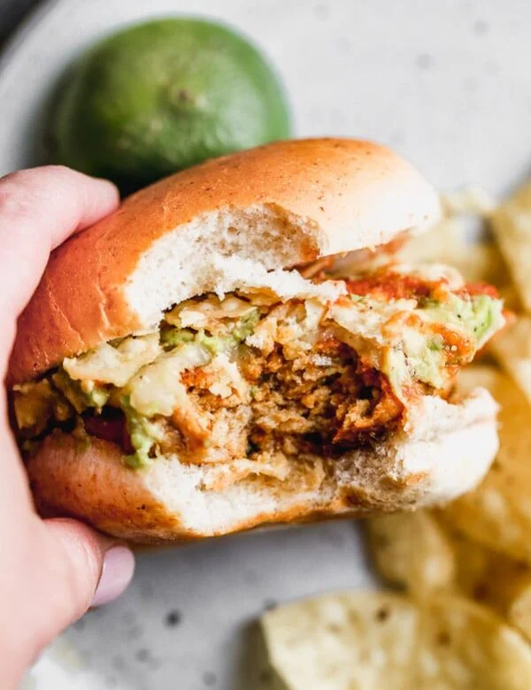 Gooey Mexican Burgers